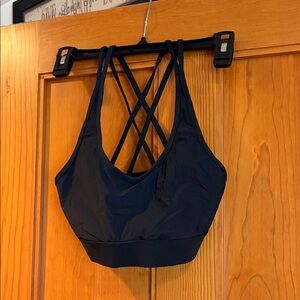 Lululemon Black Strappy Sports Bra